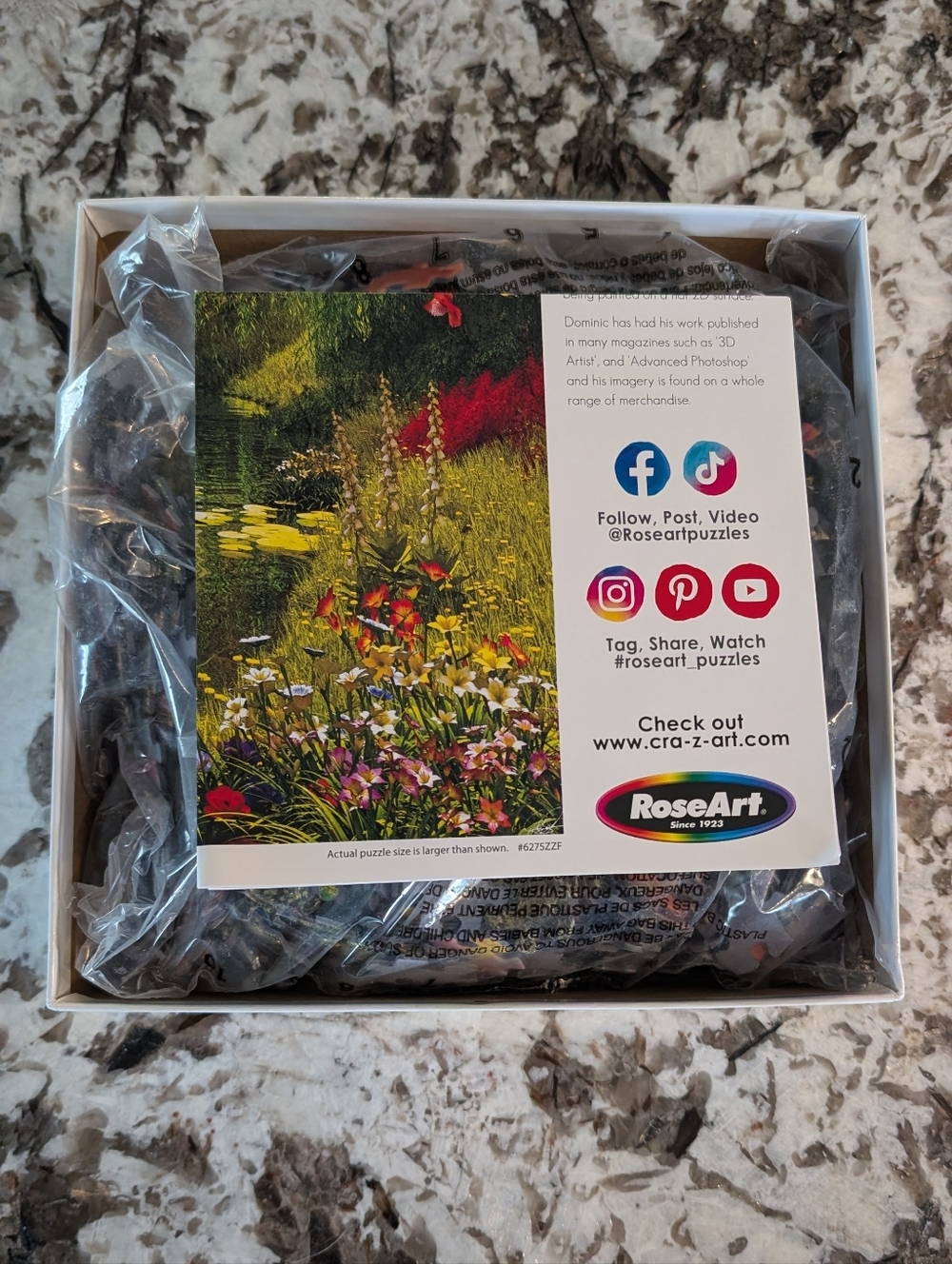 🧩3 For $25 - Roseart Sunset at the Mill 1000 Piece Jigsaw Puzzle - Picture 4 of 7
